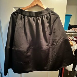 Black A-Line Express Skirt